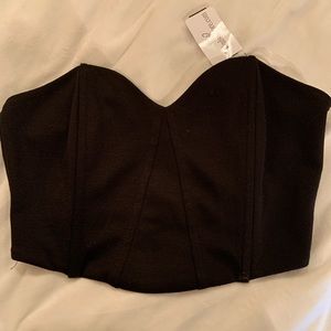 Strapless Crop Top